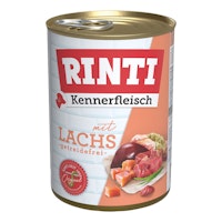 Rinti Kennerfleisch Dose 6x400g Lachs Hundenassfutter