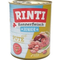 Rinti Kennerfleisch Junior mit Pute 800g Hundenassfutter