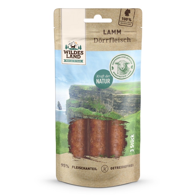 Wildes Land Dörrfleisch Hunde SnackVorschaubild