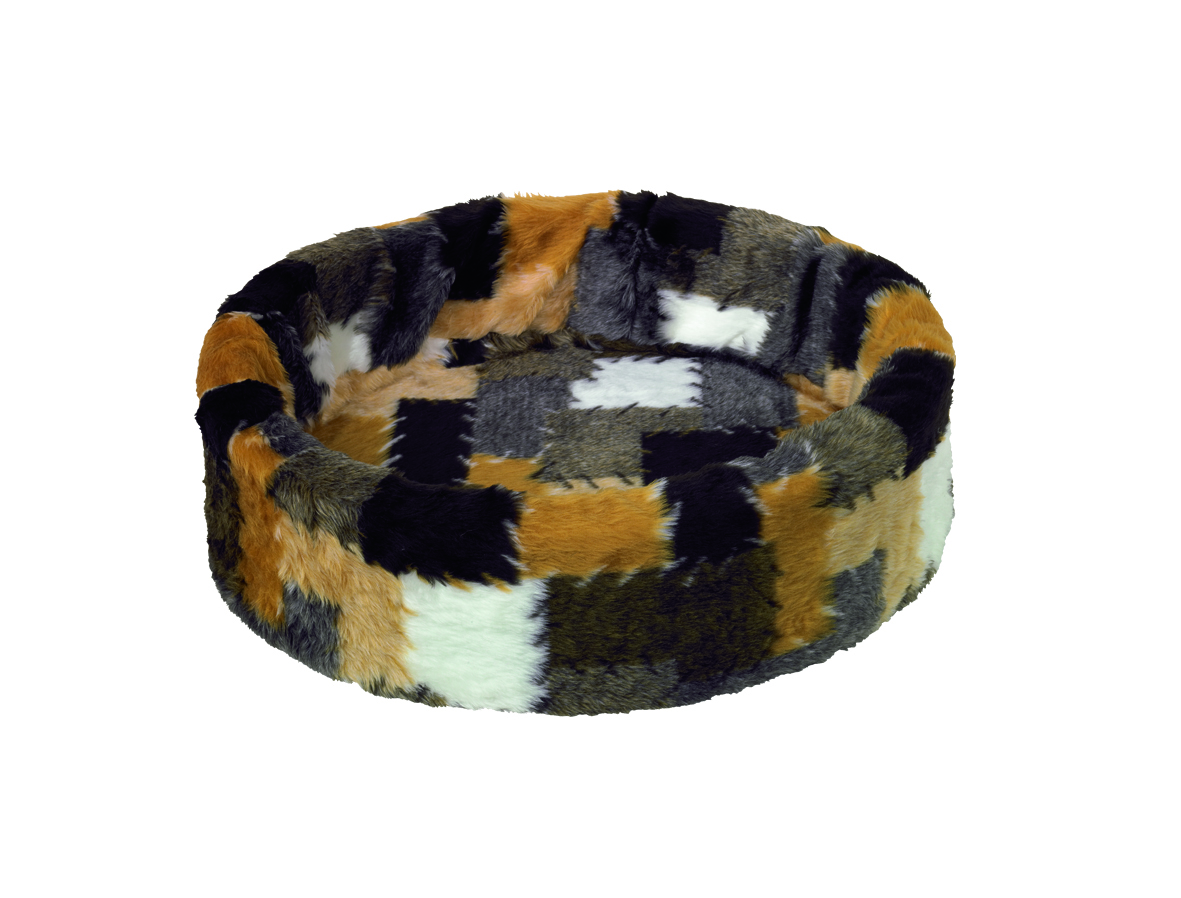 NOBBY Plüschbett patchwork