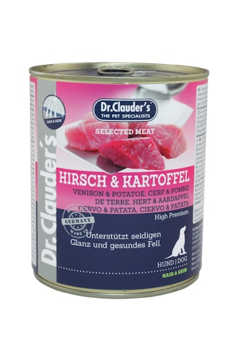 Dr. Clauder's Selected Meat Pro Hair & Skin 800g Dosen Hundenassfutter