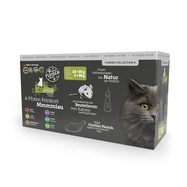 Catz finefood Purrrr Collection 12 x 85 Gramm Multipack KatzennassfutterVorschaubild