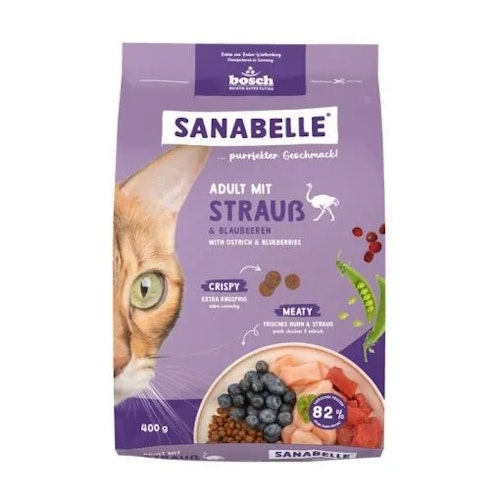 Sanabelle 400g Adult Strauß Katzentrockenfutter