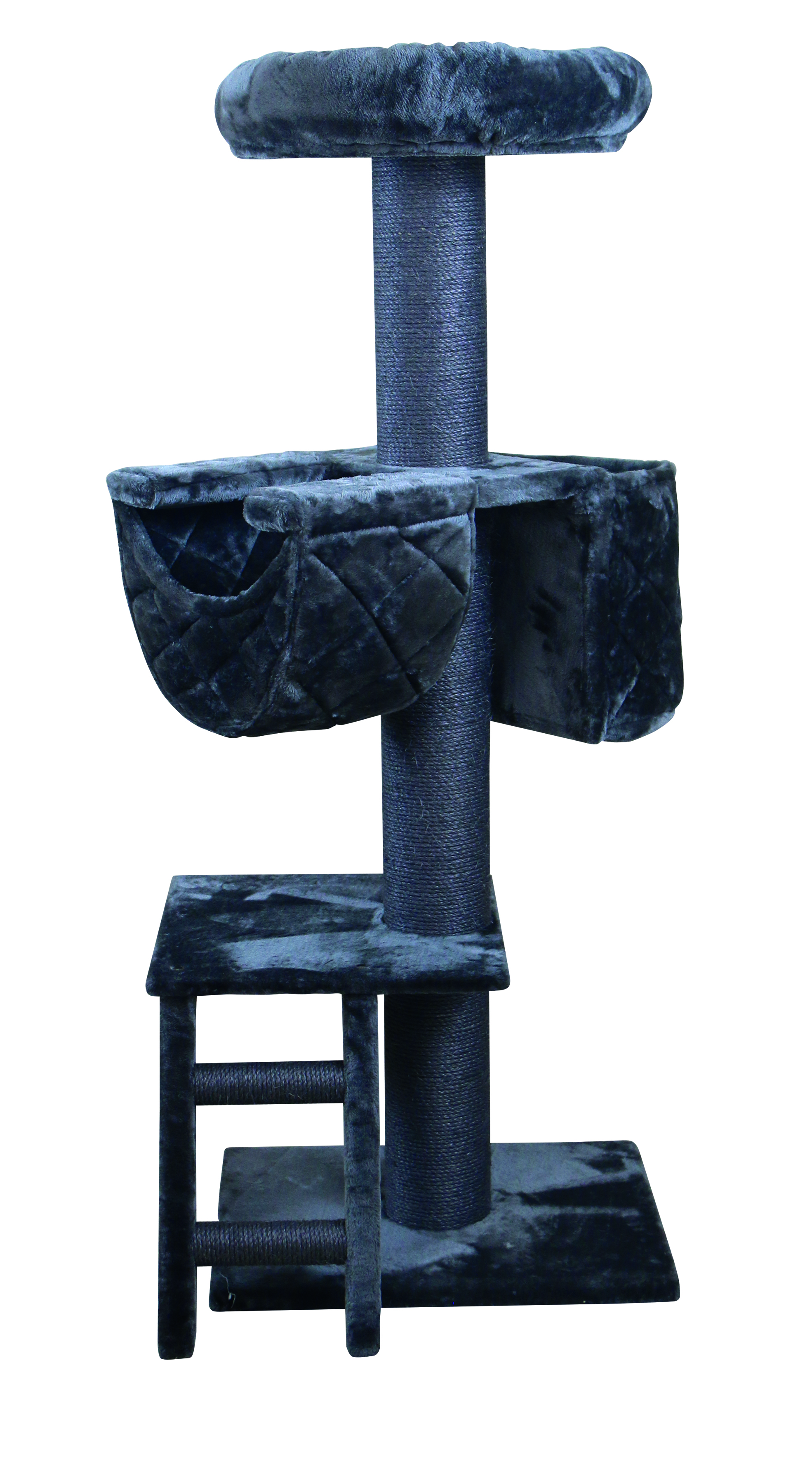NOBBY Kratzbaum "JURI" dunkelgrau; 60 x 45 x 158 cm