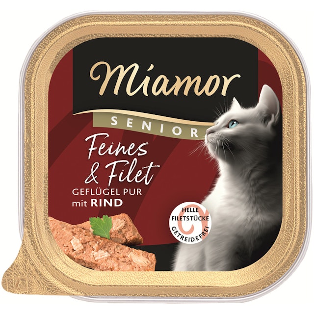 Miamor Feine Filets Senior 100g-Schale KatzennassfutterVorschaubild