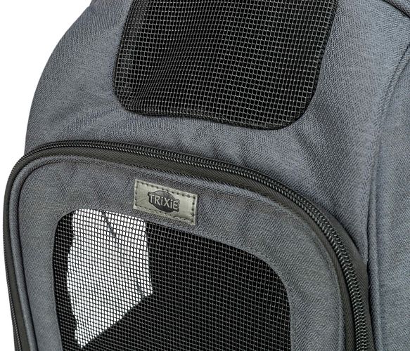 TRIXIE Rucksack Dan, 34 × 44 × 26 cm, grau