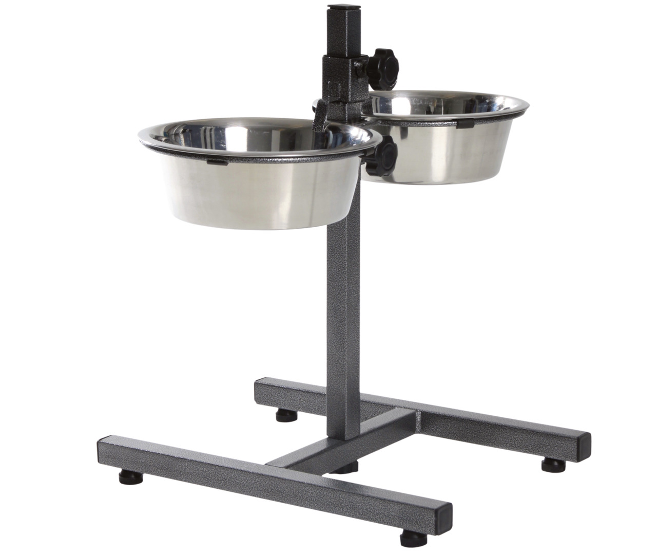 TRIXIE Edelstahl Napfbar 2 x 1800 ml / ø 20 cm