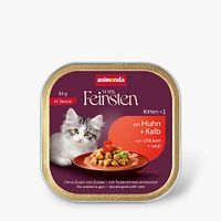 animonda Vom  Feinsten Kitten Huhn+Kalb in Sauce 32 x 85g Katzennassfutter