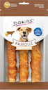 Vorschaubild Dokas Hund Kaurolle + Hühnerbrust Medium 150g