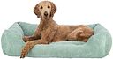 Vorschaubild TRIXIE Vital Bett Jonna eckig mit Cordplüsch und Memory-Foam,salbei