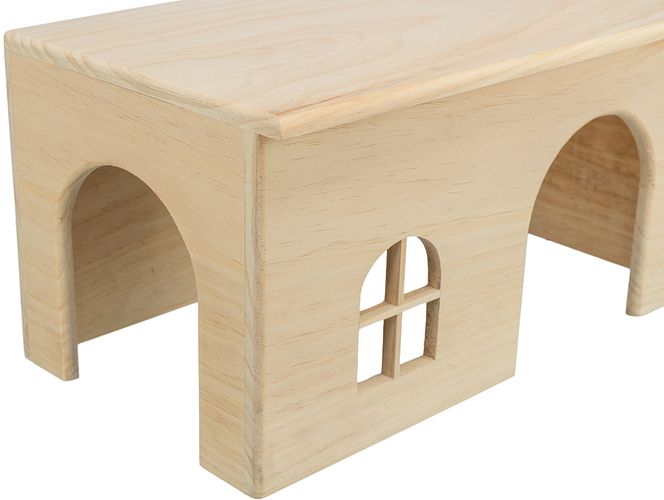 TRIXIE Haus, nagelfrei, Zwergkaninchen, Holz, 40 × 20 × 23 cm