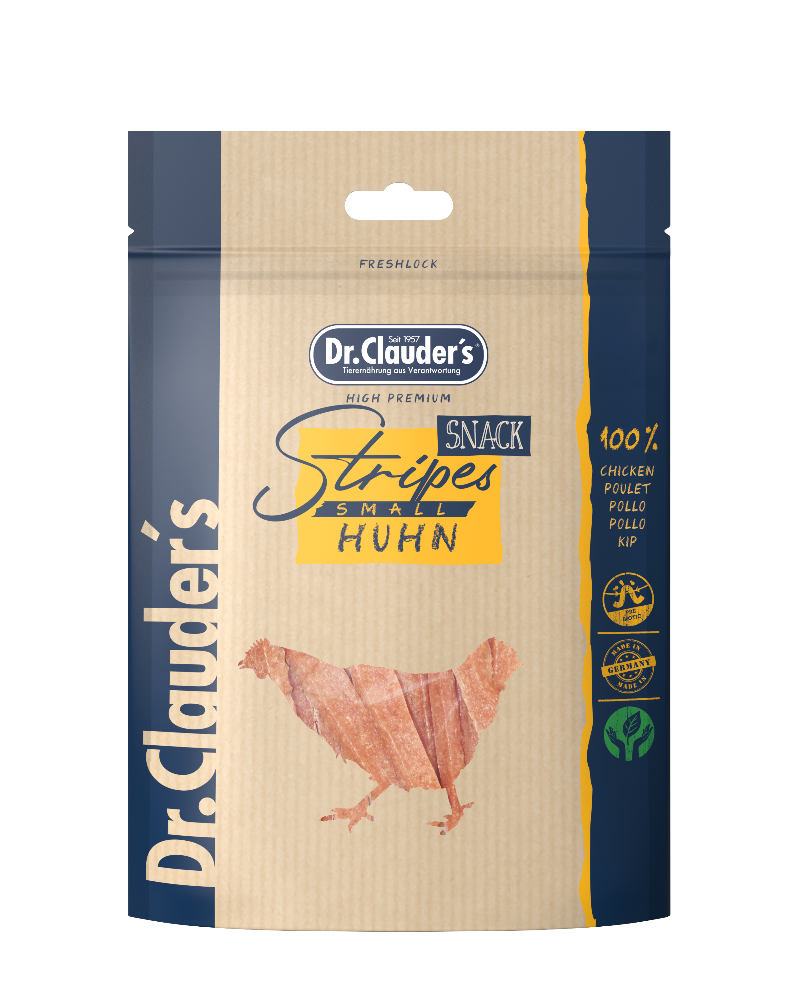 Dr Clauder´s Stripes S Huhn Hundesnack
