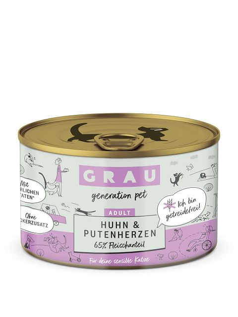 grau Katze 200 Gramm KatzennassfutterVorschaubild
