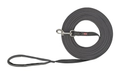 TRIXIE Fusion Schleppleine, gummiert, M–L: 10 m/17 mm, grafit