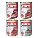 Vorschaubild RINTI Kennerfleisch 24 x 400g Mixpaket (Lamm,Rind,Seefisch,Ente)  Hundenassfutter