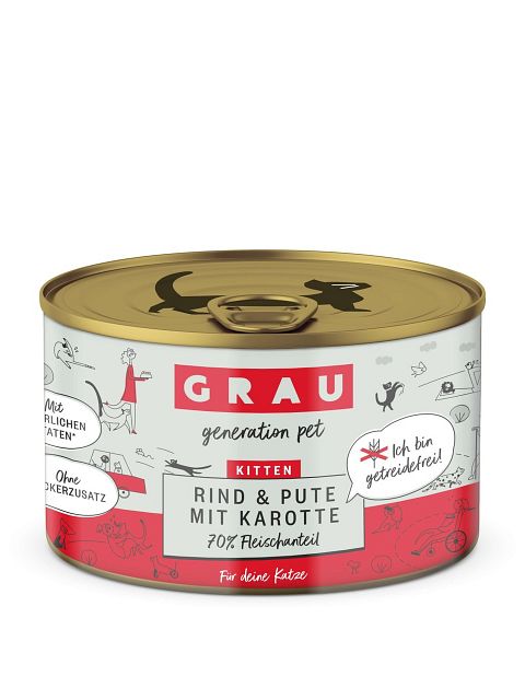 grau Katze 200 Gramm KatzennassfutterVorschaubild