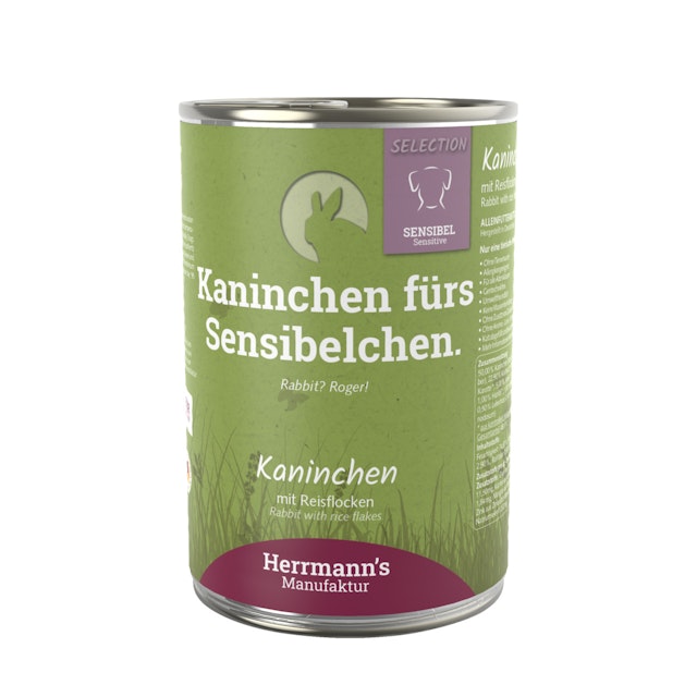 Herrmann's Selection Sensibel / Sensitiv 400g Dose HundenassfutterVorschaubild