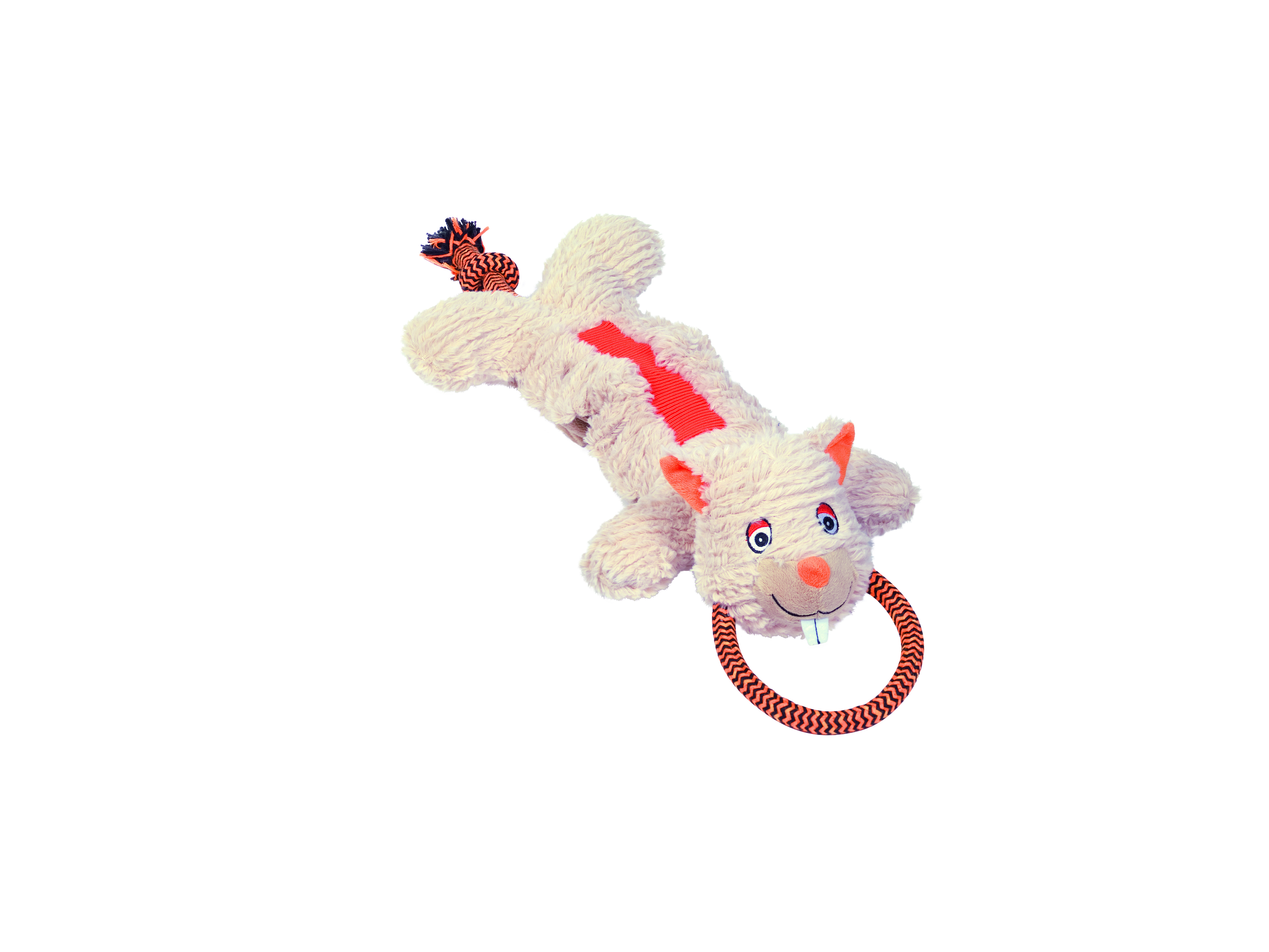 NOBBY Plüsch Nager "Stretch" mit Seil 59 cm