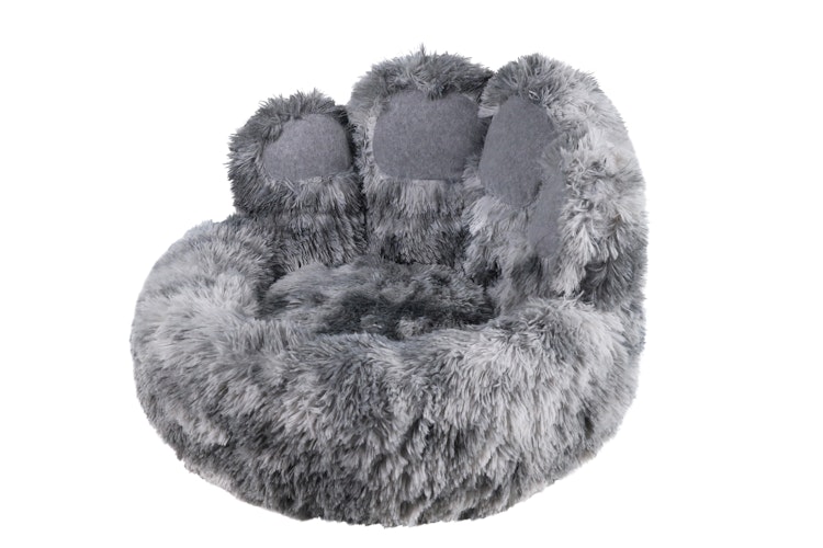 NOBBY Komfortbett rund Paw grau