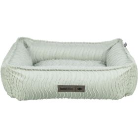 Marley Wave Bett, eckig, 60 × 50 cm, salbei