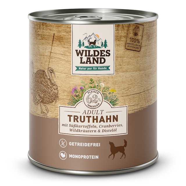 Wildes Land Hundenassfutter 800gVorschaubild