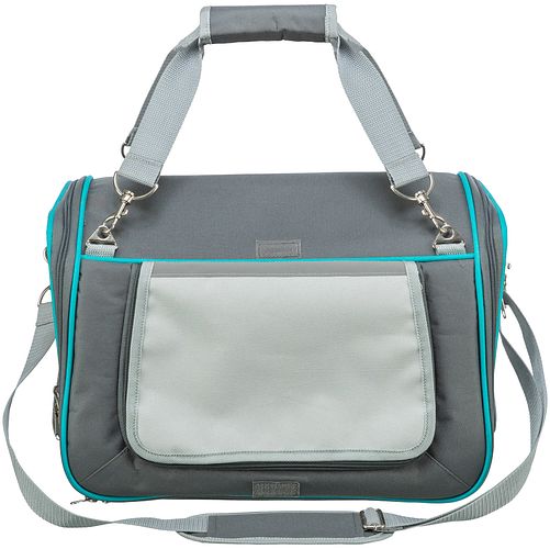 TRIXIE Wohn- und Transporttasche Vicky, 40 × 27 × 28 cm, grau