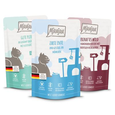 Mjamjam Probierpaket 2 12x125g MP Katzennassfutter
