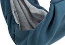Vorschaubild TRIXIE Fronttasche Soft, 22 × 20 × 60 cm, blau/hellgrau