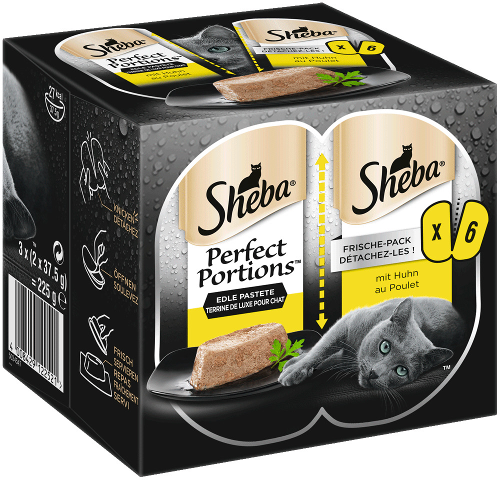 Sheba Perfect Portions 6x37,5 Gramm Katzennassfutter