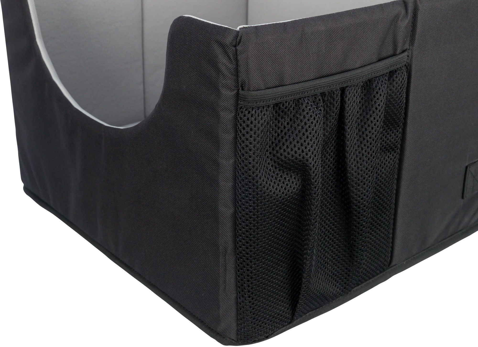 TRIXIE Autositz, 45 × 28 × 40 cm, schwarz/grau