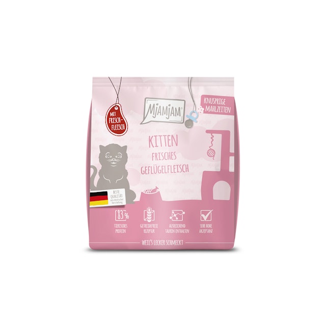 Mjamjam Frisches Geflügel Kitten KatzentrockenfutterVorschaubild