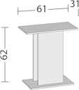 Vorschaubild Schrank Stand SB 60/50 weiß