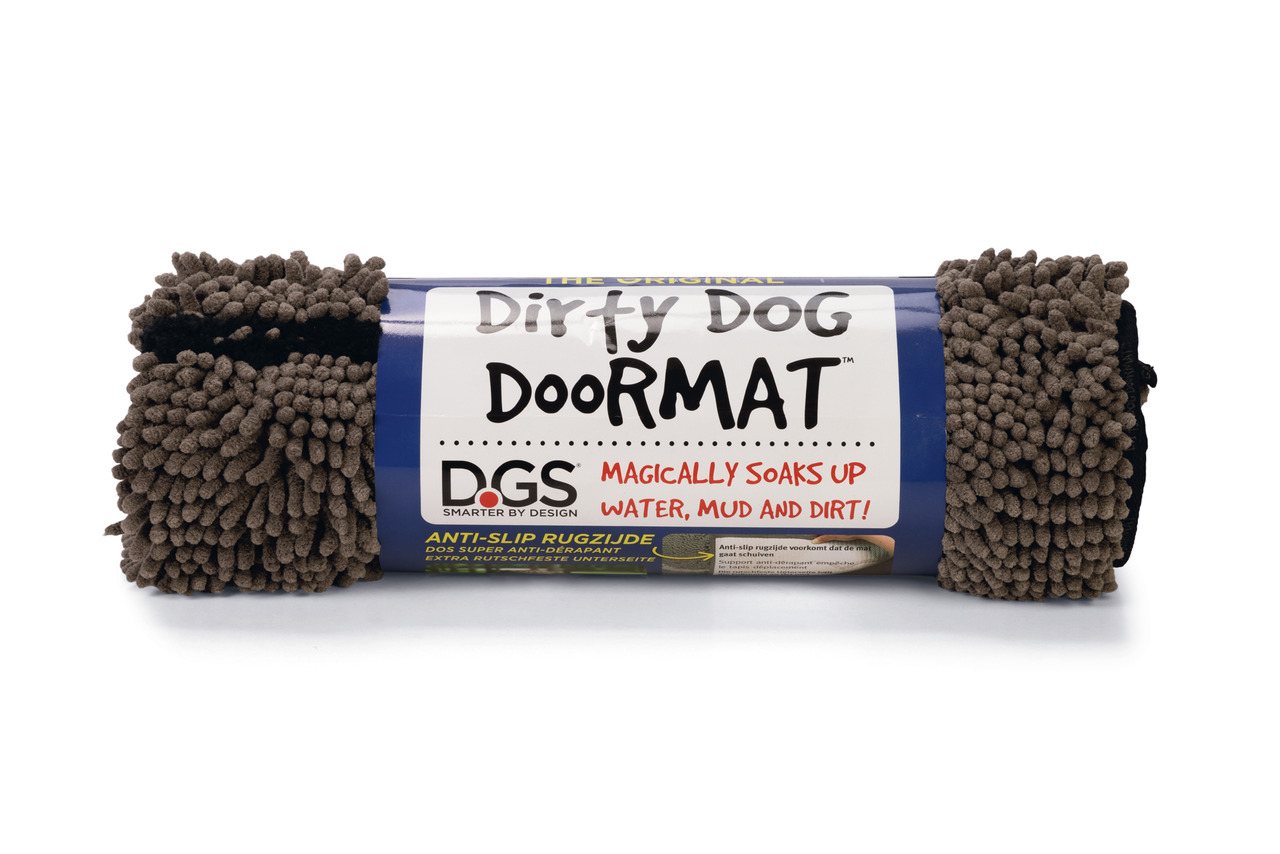 Karlie Dirty Dog Doormat 78 x 51 Centimeter grau Hundefußmatte