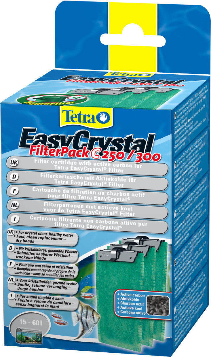 Tetra EasyCrystal Filter Pack C250/300 Filtermedium mit Aktivkohle