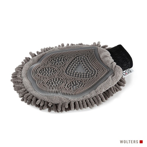Wolters Cleankeeper Dry Glove 26 x 20 Centimeter grau Hundehandschuh
