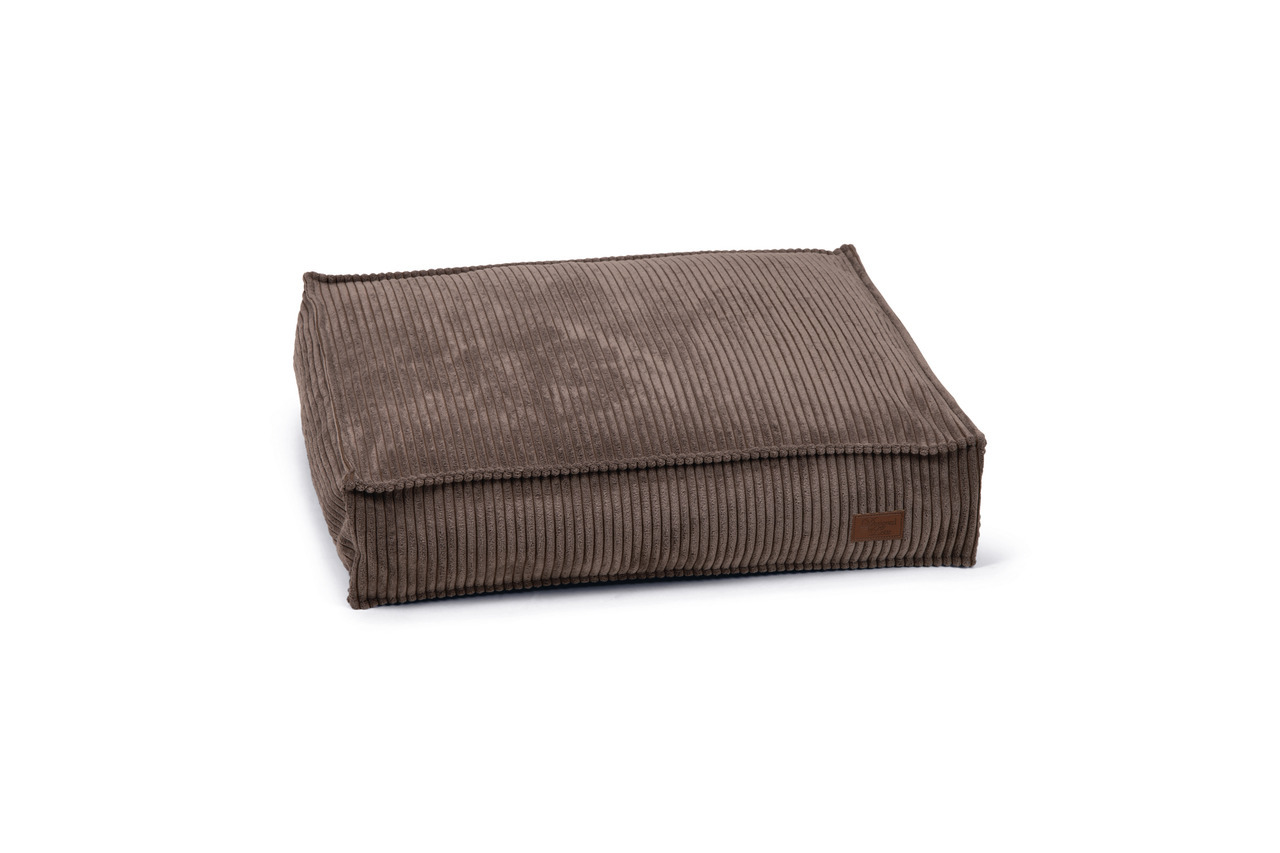 Designed by Lotte Liegekissen Ribbed braun Hundeschlafplatz