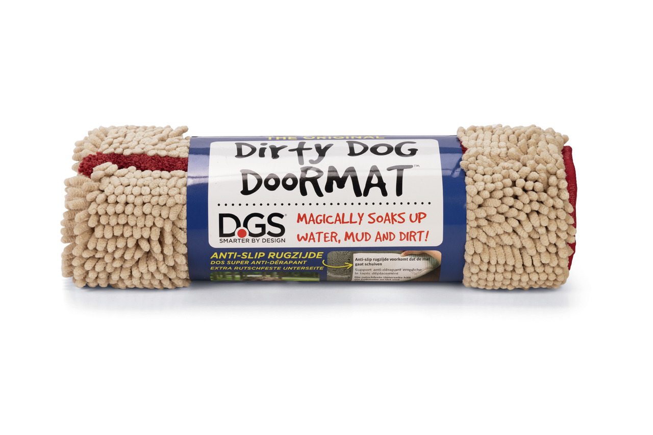 Karlie Dirty Dog Doormat 78 x 51 Centimeter beige Hundefußmatte