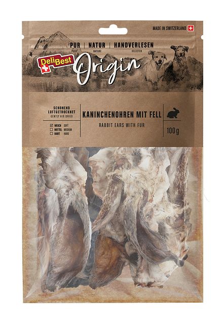 DeliBest Ohren 100 Gramm HundekauartikelVorschaubild