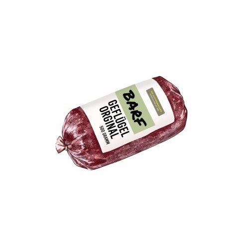 Die Futtermacher Geflügel Original Spezialfutter / Frostfutter für Hunde