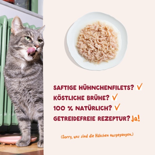 Edgard&Cooper Frisches Huhn 70g Katzenfeuchtfutter