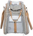 Vorschaubild TRIXIE Tasche Helen, 19 × 28 × 40 cm, grau/hellbraun