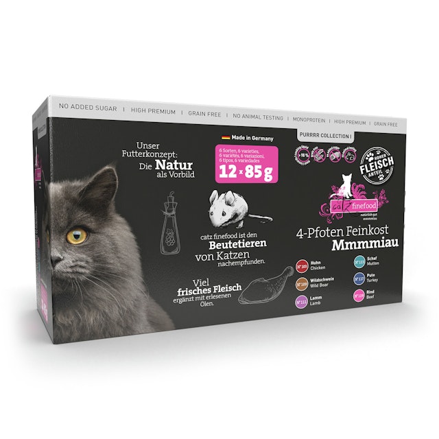 Catz finefood Purrrr Collection 12 x 85 Gramm Multipack KatzennassfutterVorschaubild