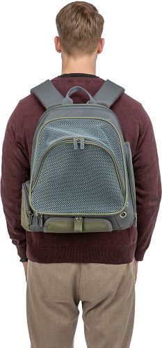 TRIXIE Rucksack Lyla, 34 × 22 × 42 cm, grau/blau