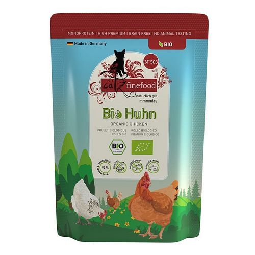 catz finefood Bio 12 x 85g Katzennassfutter