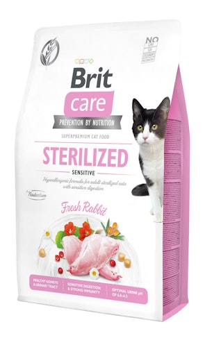 Brit Care Fresh Rabbit getreidefrei Sterilized / Sensitiv Katzentrockenfutter