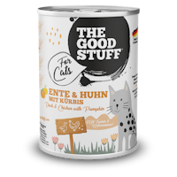 The Goodstuff Adult Dose 12x400g Ente & Huhn mit Kürbis Katzennassfutter