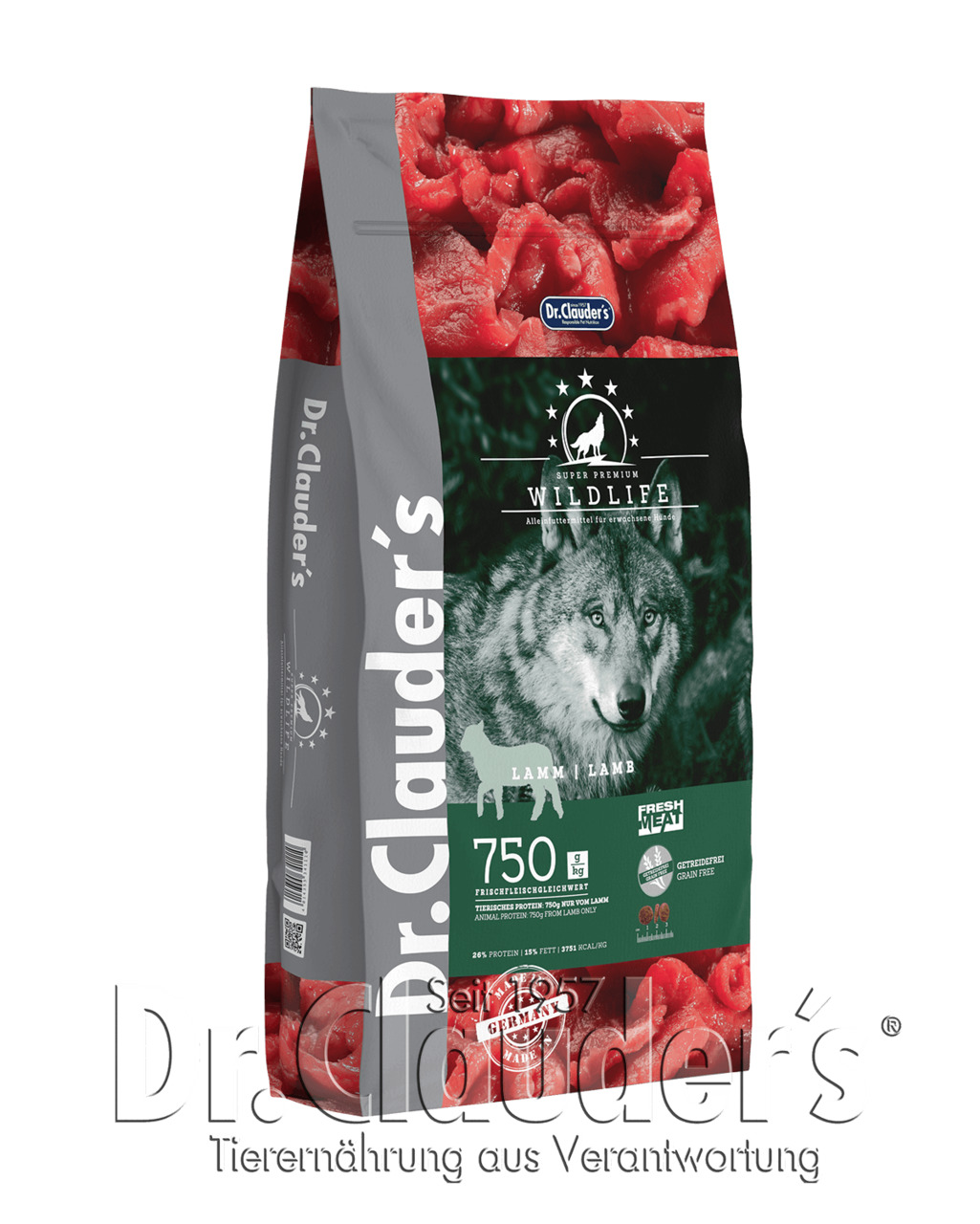 Dr Clauder's Wildlife Lamm Hundetrockenfutter