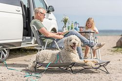 TRIXIE Camping-Bett für Hunde, beige/schwarz