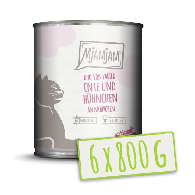 MJAMJAM DUO 800 Gramm KatzennassfutterVorschaubild