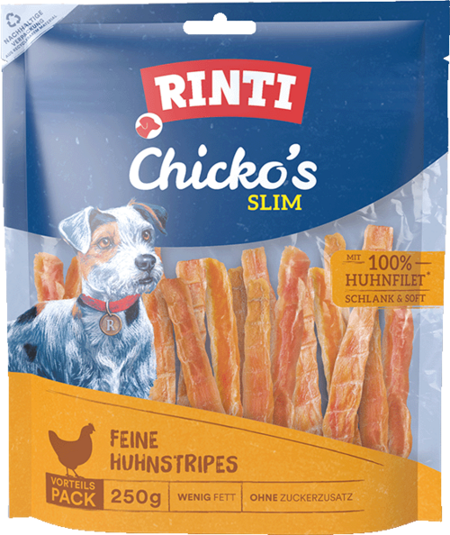 RINTI Chicko SLIM 250 Gramm Vorratspack Hundesnack